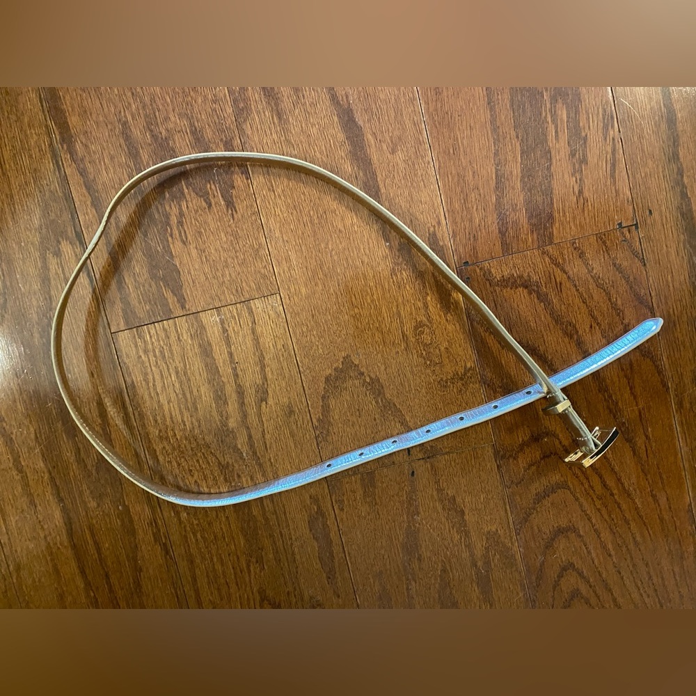 Gold Skinny Belt